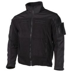 Fleece-Jacke, "Combat", schwarz 