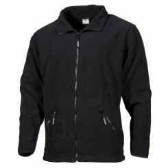 Fleece-Jacke, "Arber", schwarz 