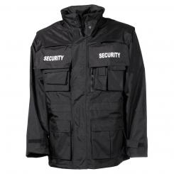 Jacke, "Security", schwarz, wasserdicht, antistatisch 