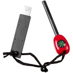 Feuerstarter, Zündstein, mit Kompass 