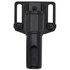 Schlagstockhalter, 12 cm, drehbar, schwarz 