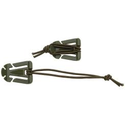 Clip mit Gummiband, "MOLLE", oliv, 2er Pack 