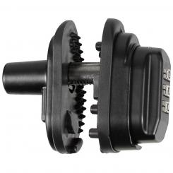 Waffenschloss, schwarz, mit Zahlenschloss 