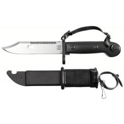 Bajonett, AK 47, schwarz, Kunststoffgriff, Scheide 