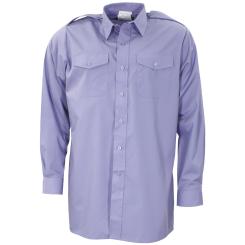 Brit. Feldhemd, blau, langarm, gebr. 