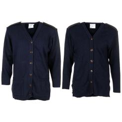 Brit. Kommando Strickweste, DAMEN, blau, gebr. 