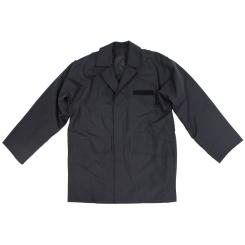 Brit. Regenjacke, "POLICE", schwarz, gefüttert, gebr. 