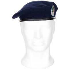 Angolanisches Barett,  POLICIA, blau 60