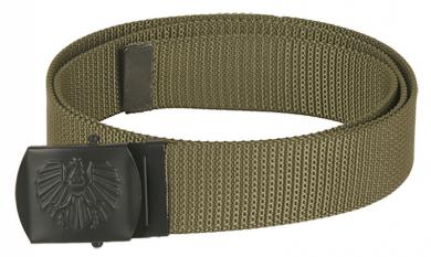 ÖBH Hosengurt, oliv, Kastenschloss mit Adler-schwarz, 120 cm