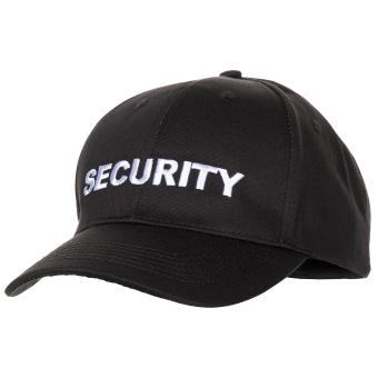 US Cap, schwarz, bestickt, "Security" 