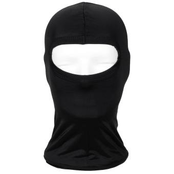 Balaclava, 1-Loch, dünn, schwarz, 100 % Elasthan 