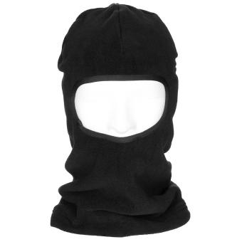 Balaclava, 1-Loch, schwarz, Polyester-Fleece 