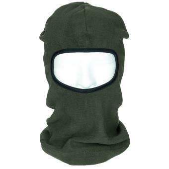 Balaclava, 1-Loch, oliv, Polyester-Fleece 