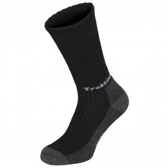 Trekkingsocken, "Lusen", schwarz, Frotteesohle 