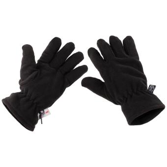 Fleece-Handschuhe, schwarz, 3M+ Thinsulate+ Insulation 