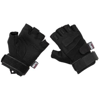 Tactical Handschuhe,"Pro", ohne Finger, schwarz 
