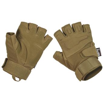 Tactical Handschuhe,"Pro", ohne Finger, coyote tan L