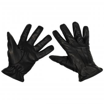 Lederhandschuhe, "Safety", schwarz, schnitthemmend 