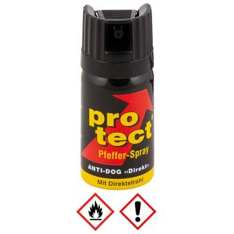 Pfeffer-Spray, Direktstr.,40ml Sprühfl. (VERKAUF NUR IN EU) 