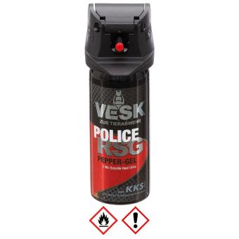 Pfeffer-Spray, Gel, 50 ml, RSG-Police, (VERKAUF NUR EU) 