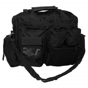 Military Partner, Einsatz-Tasche, schwarz, mit Schultergurt
