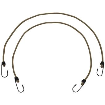 Expander, 75 cm, mit Haken, 6 mm, coyote tan, 2er Pack 