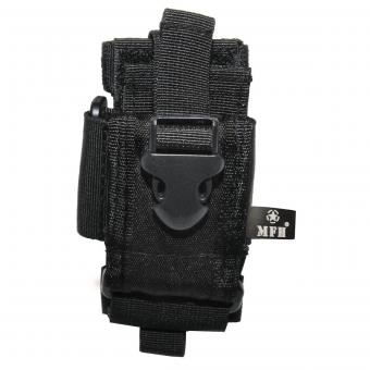 Handyhalter, "MOLLE", schwarz, verstellbar 