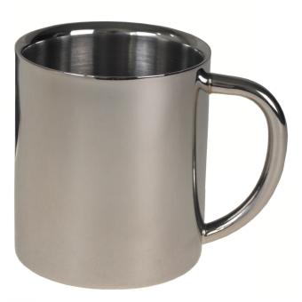 Tasse, Edelstahl, doppelwandig, ca. 250 ml 