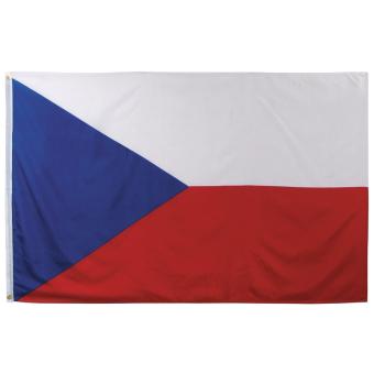Fahne, Tschechische Republik,  Polyester, 90 x 150 cm 