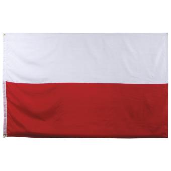 Fahne, Polen, Polyester, 90 x 150 cm 