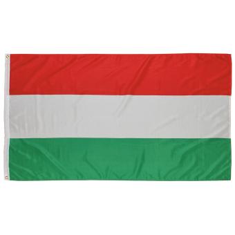 Fahne, Ungarn, Polyester, 90 x 150 cm 