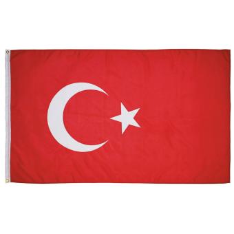 Fahne, Türkei, Polyester, 90 x 150 cm 