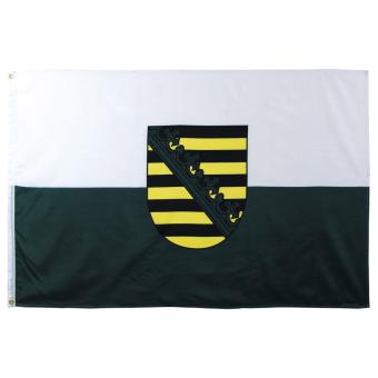 Fahne, Sachsen, Polyester, 90 x 150 cm 