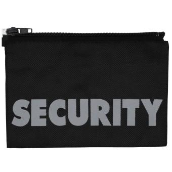 Abzeichen,"Security", klein, 17 x 11 cm, mit Reißverschluss 