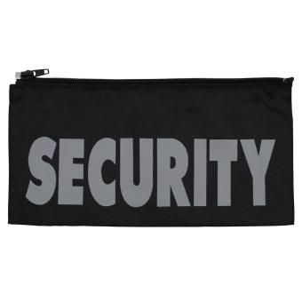 Abzeichen, "Security", groß 27 x 13 cm, mit Reißverschluss 