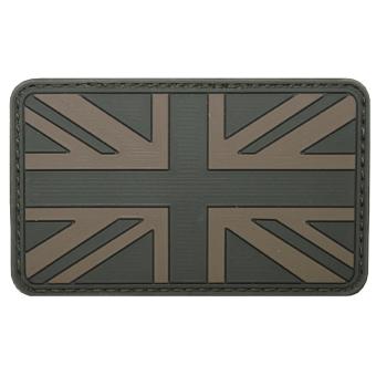 Klettabzeichen,Großbritannien, oliv, 3D, ca. 8 x 5 cm 