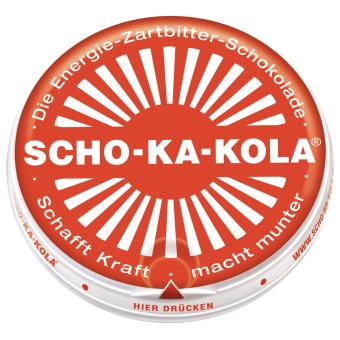 Scho-Ka-Kola, Zartbitter, 100 g, 7% Mwst. 
