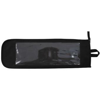 Universaltasche, schwarz, mit Sichtfenster, RV oben 