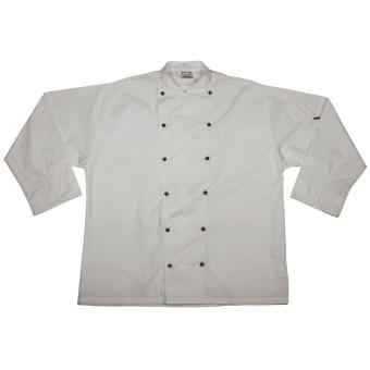 Brit. Kochjacke, weiß gebr. 
