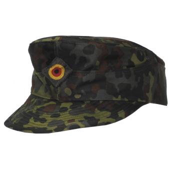 BW Arbeitsmütze, flecktarn, Gr. 55/56 sort. neuw. 
