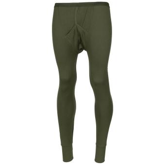 Brit. Thermo-Unterhose, oliv, lang, gebr. 