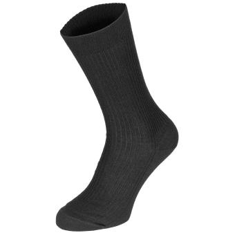 Belg. Socke, Feinripp, schwarz, neuwertig 