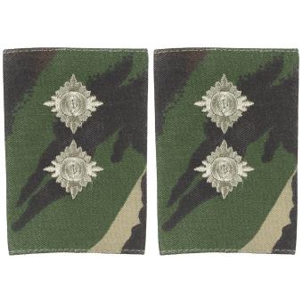 Brit. Schulterklappen, DPM, 10 Paar, LIEUTENANT 