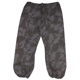 Brit. Nässeschutzhose,  schwarz eingefärbt, neuw. 